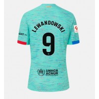 Barcelona Robert Lewandowski #9 Tredjetrøje Dame 2023-24 Kortærmet